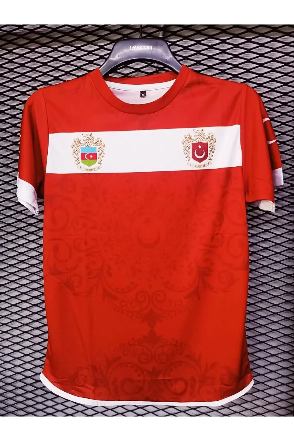 Kurt Motifli Türkiye-Azerbaycan Forması TEK ÜST K0173 (Tek Kelime