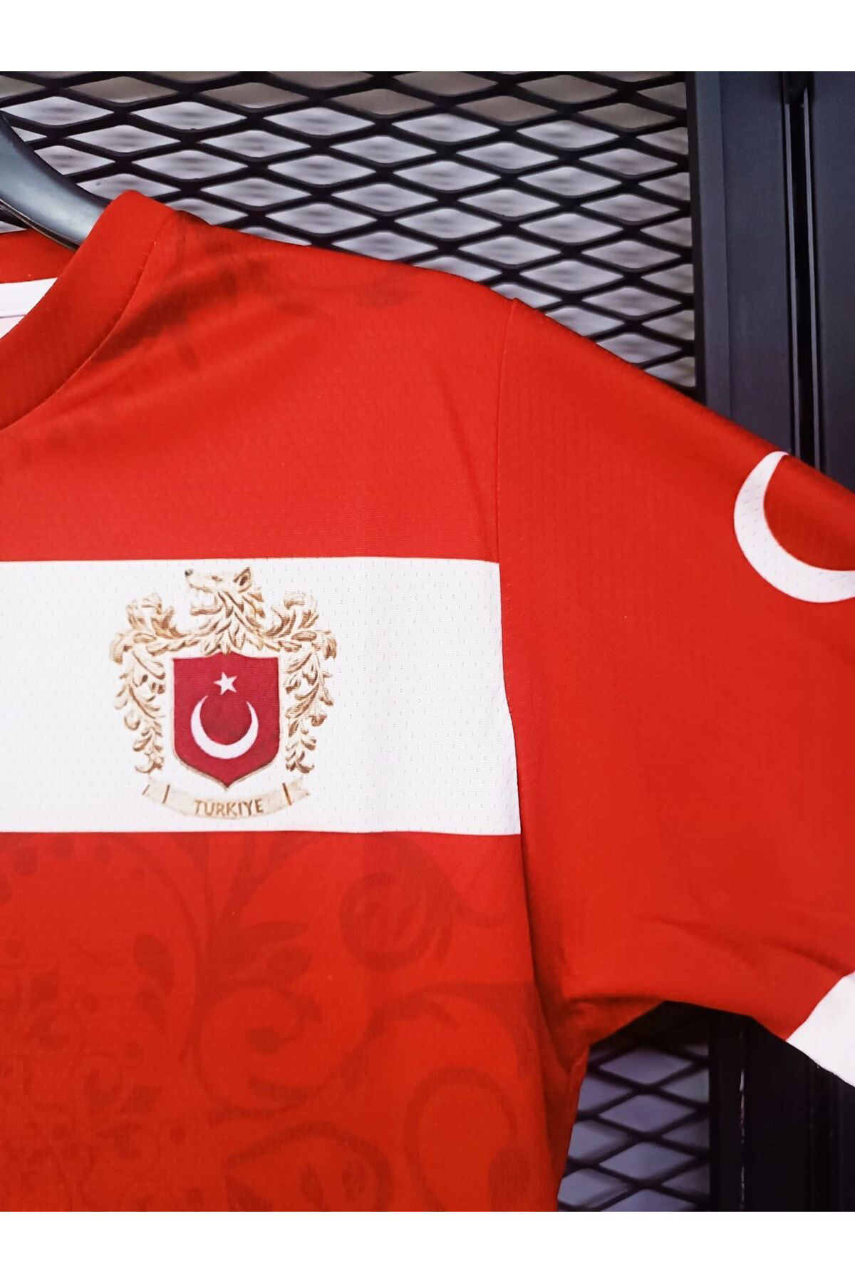 Sportech Kurt Motifli Türkiye-Azerbaycan Forması Tek Üst K0173 (Tek Kelime Sportech Kurt Motifli Türkiye-Azerbaycan Forması Tek Üst K0173 (Tek Kelime