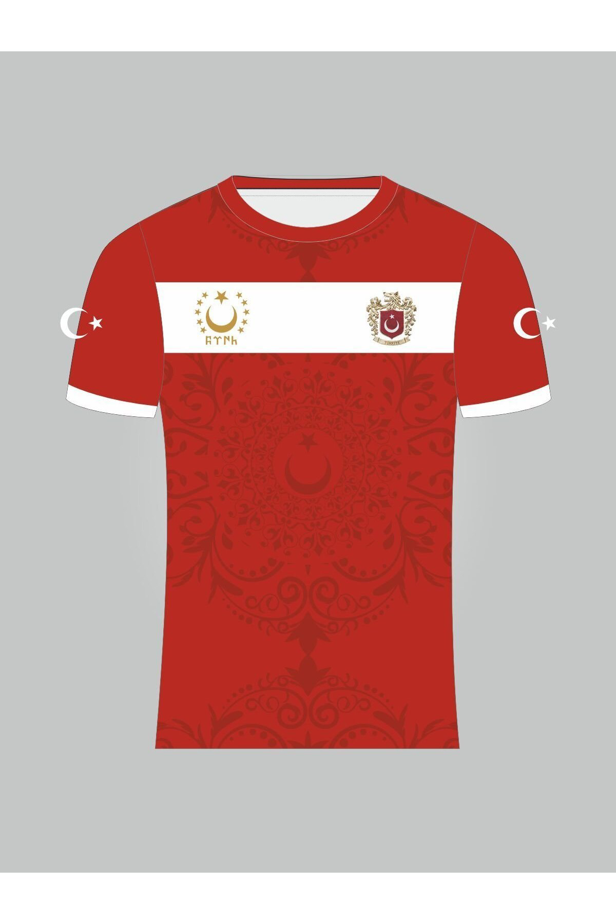 Sportech Kurt Motifli Yeni Nesil Türkiye Forması Tek Üst K0172 (Tek Kelime Sportech Kurt Motifli Yeni Nesil Türkiye Forması Tek Üst K0172 (Tek Kelime