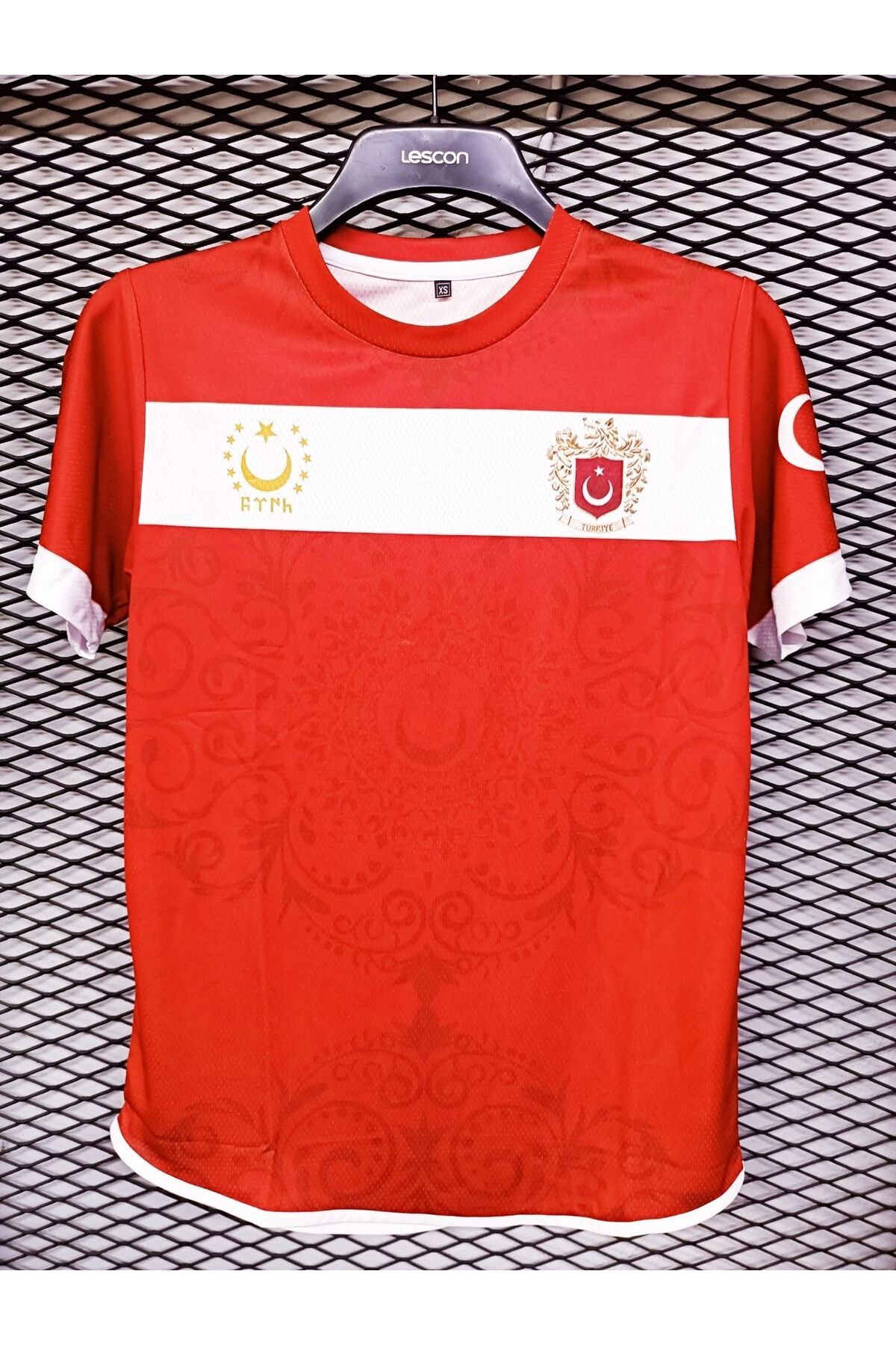 Sportech Kurt Motifli Yeni Nesil Türkiye Forması Tek Üst K0172 (Tek Kelime Sportech Kurt Motifli Yeni Nesil Türkiye Forması Tek Üst K0172 (Tek Kelime