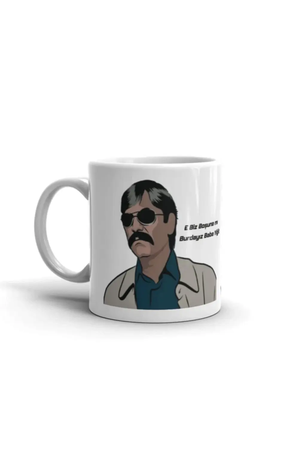 Kurtlar Vadisi Pala Gölge Ayyağımızın Altıdır Baskılı Porselen Ku