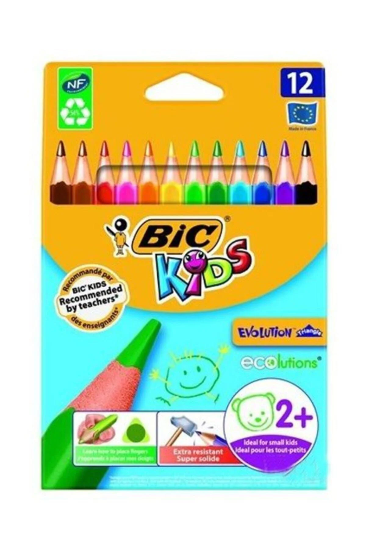 KURU BOYA EVOLUTION ÜÇGEN JUMBO 12 Lİ 8297356