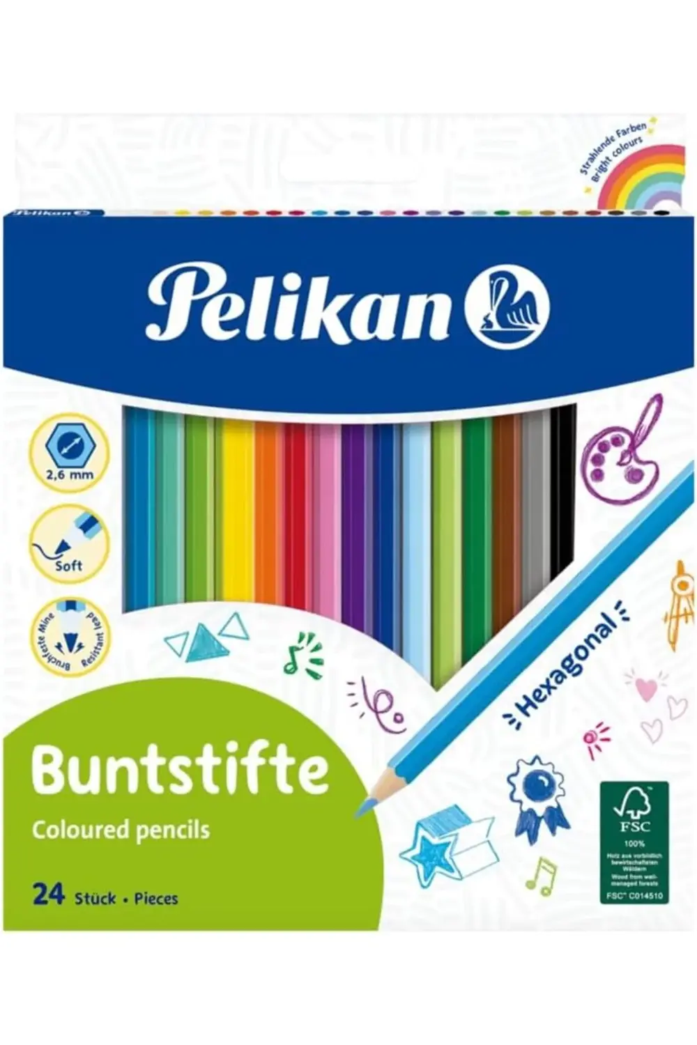 Kuru Boya Kalemi 24lü Kutu 395519