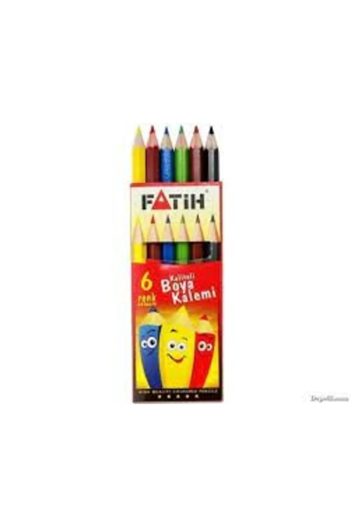 Kuru Boya Yarım Boy 6 Renk 33006