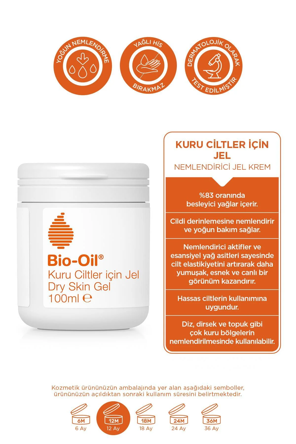 Kuru Ciltler İçin Nemlendirici Cilt Bakım Jeli 100 ml Yoğun Nemlendirme Yatıştırıcı Bakım Kuru Ciltler İçin Nemlendirici Cilt Bakım Jeli 100 ml Yoğun Nemlendirme Yatıştırıcı Bakım - Görsel 2