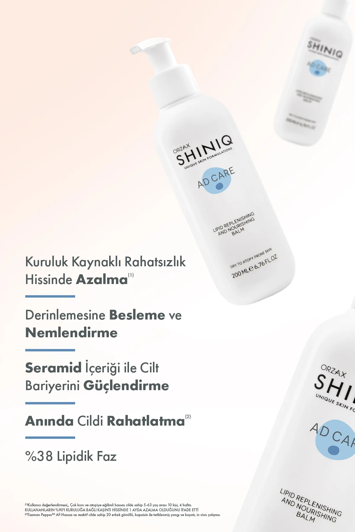 KURU, ÇOK KURU VE ATOPİYE EĞİLİMLİ CİLTLER İÇİN NEMLENDİRİCİ BALSAM 200 ML