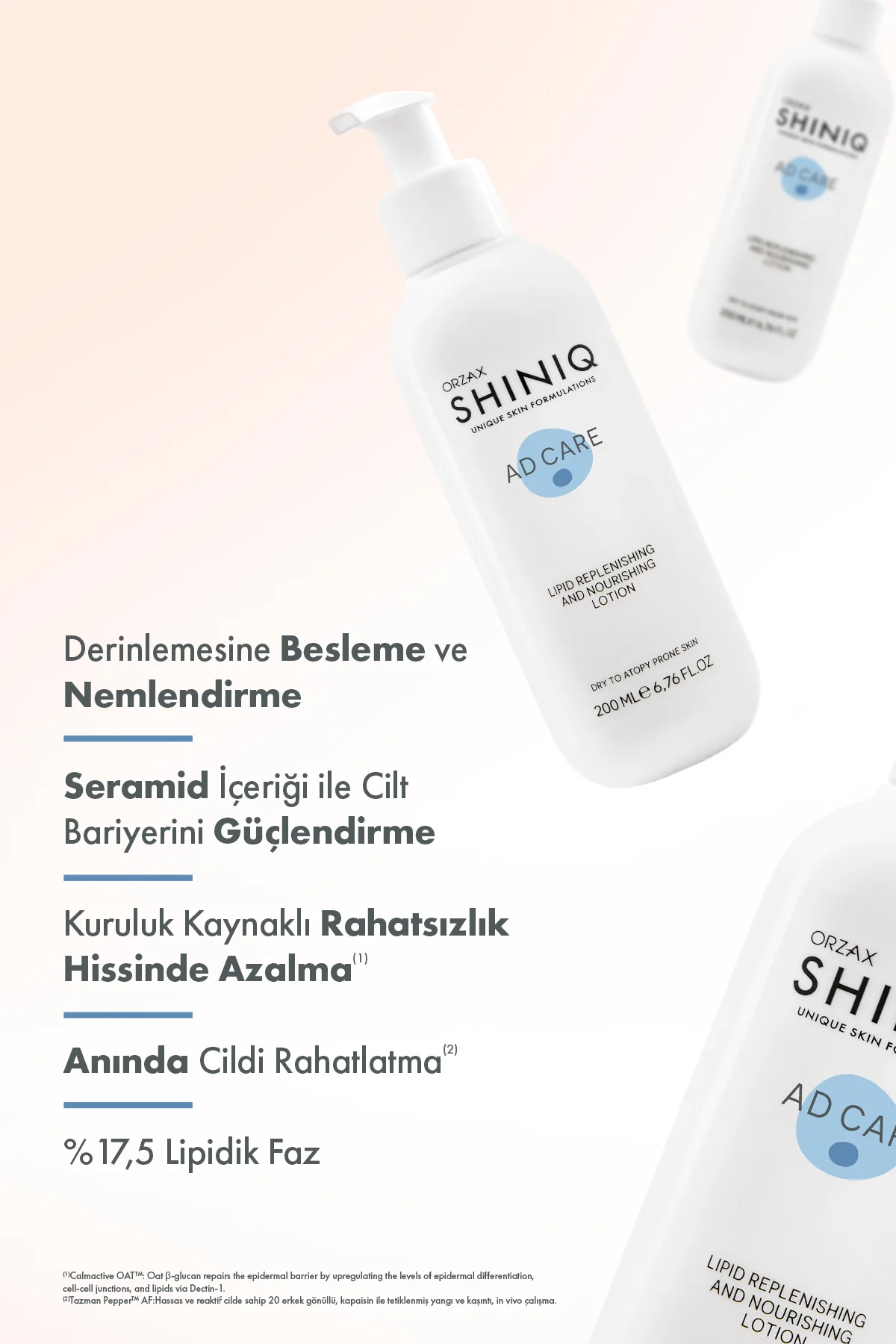 KURU, ÇOK KURU VE ATOPİYE EĞİLİMLİ CİLTLER İÇİN NEMLENDİRİCİ LOSYON 200 ML