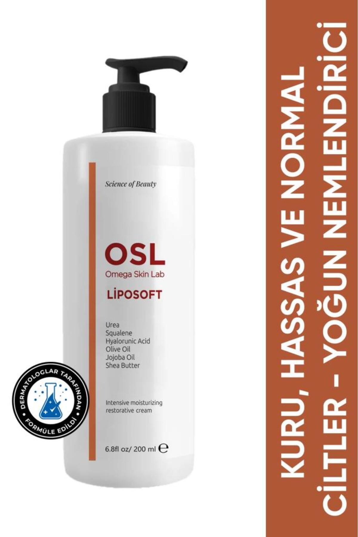 Osl Omega Skin Lab Kuru, Hassas Ve Normal Ciltler İçin Yoğun Nemlendirici - Liposoft