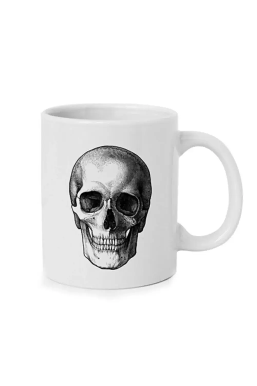 Kuru Kafa-skull Baskılı Kupa/bardak
