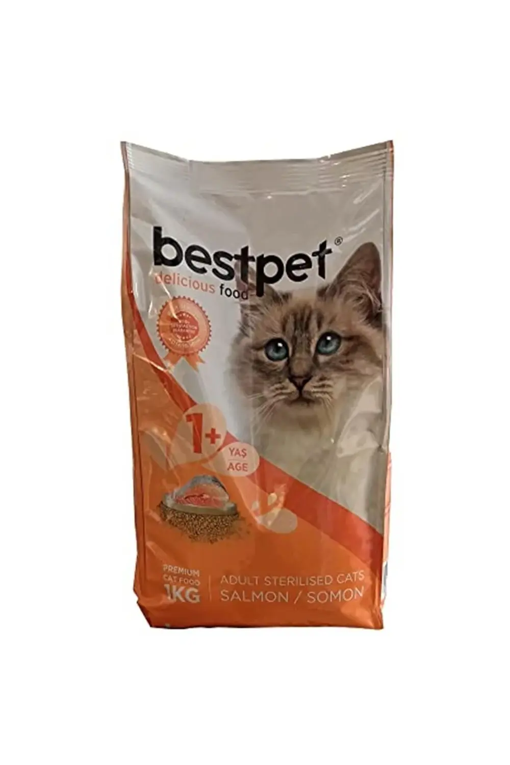 Kuru Kedi Maması, Somonlu, Kısırlaştırılmış, Yetişkin, 1 Kg