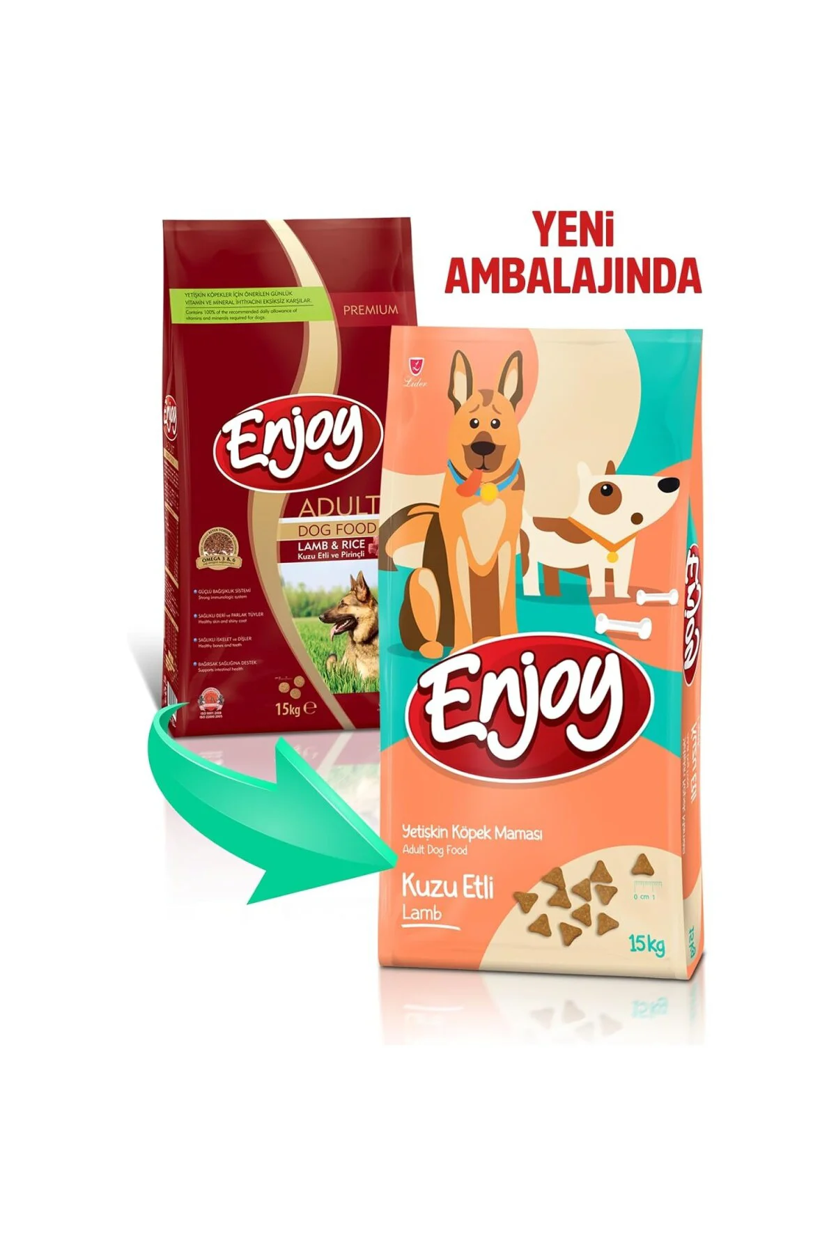 Kuru Köpek Maması, L&R Kuzu Etli ve Pirinçli, Yetişkin 20/9, 15 K