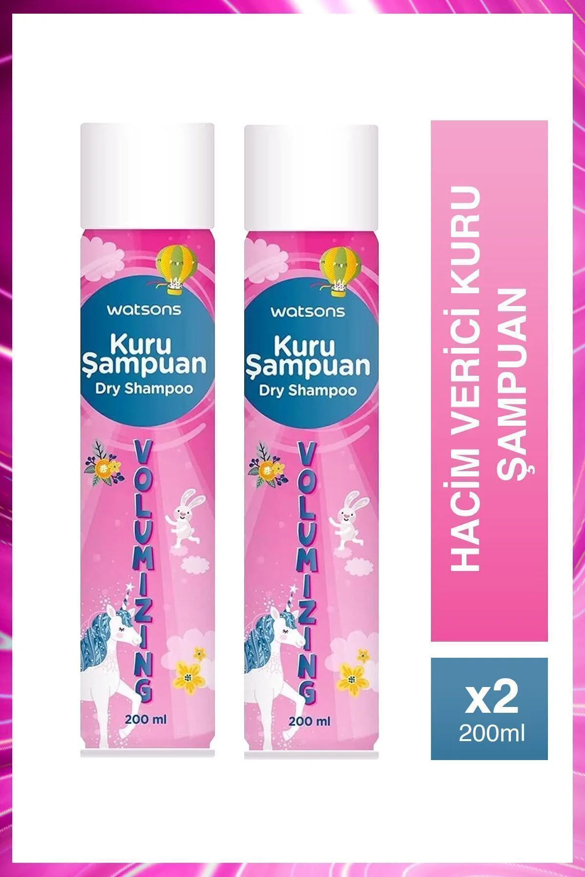 Kuru Şampuan Volumizer 200 ml 2 Adet