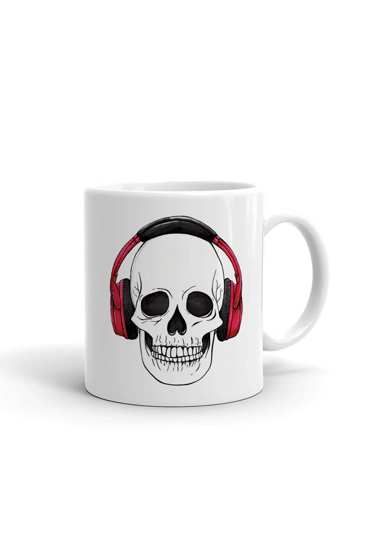 Kurukafa Skull Tasarım Seramik Kupa Bardak