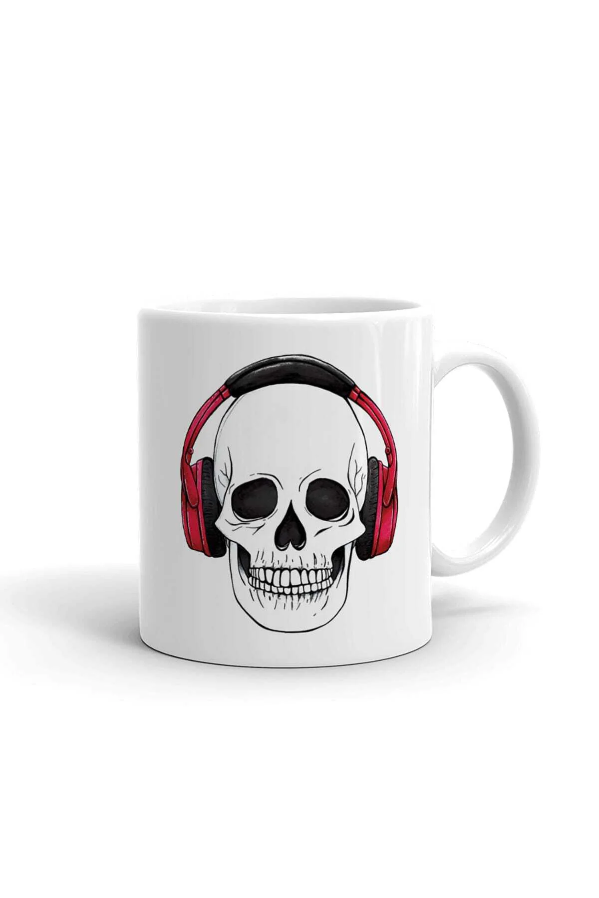 Kurukafa Skull Tasarım Seramik ithal Porselen Seramik Kupa Bardak