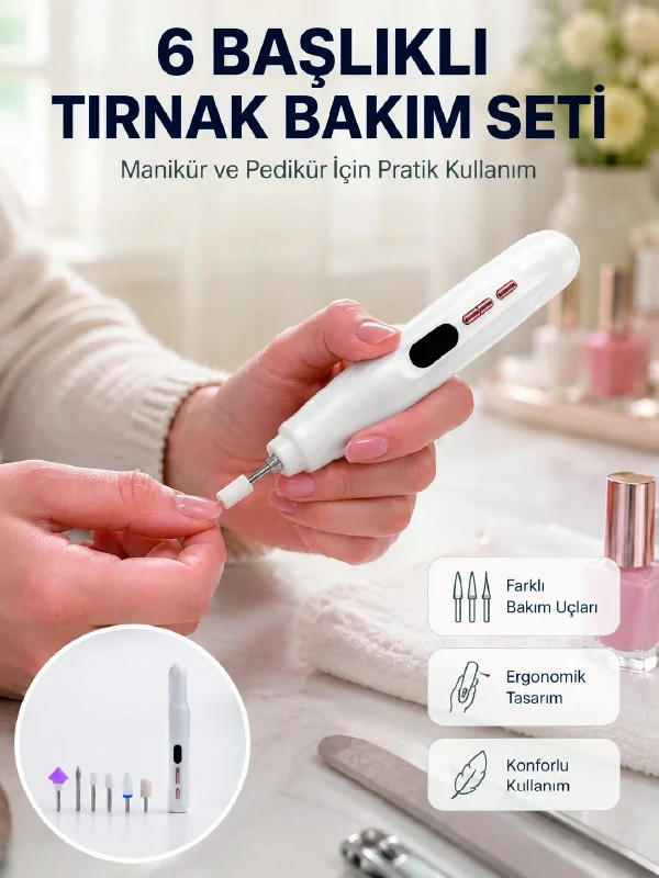 Kurutma Özellikli Manikür Pedikür Cihazı Şarj Edilebilir Fiyatı, Yorumları ve Özellikleri