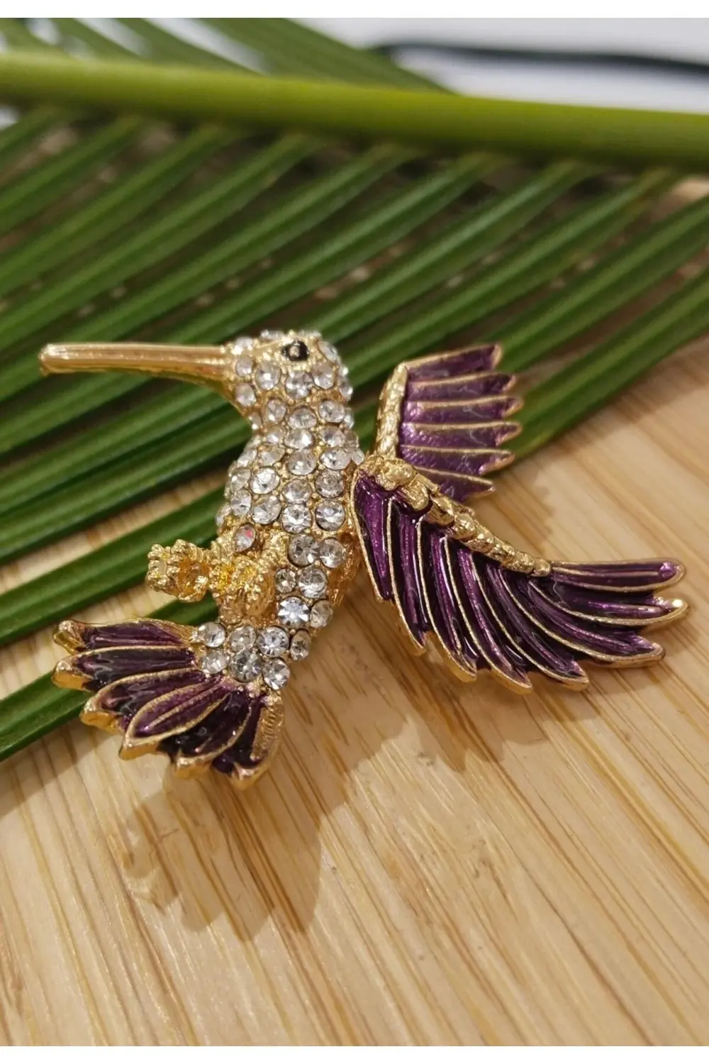 Kuş Figürlü Broş