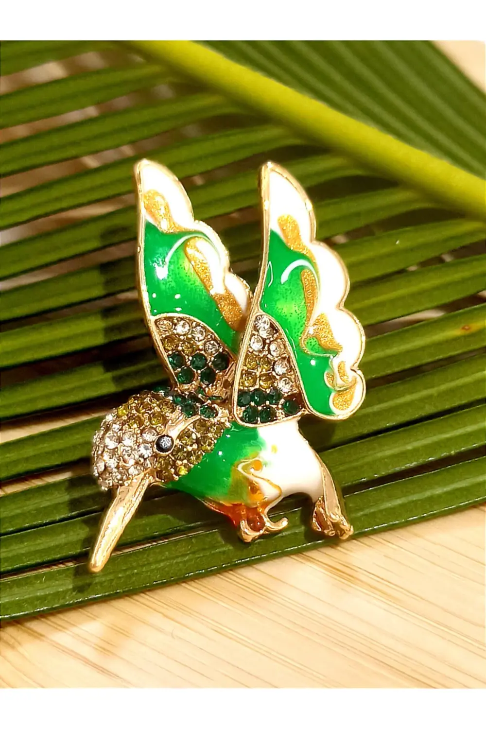 Kuş Figürlü Broş