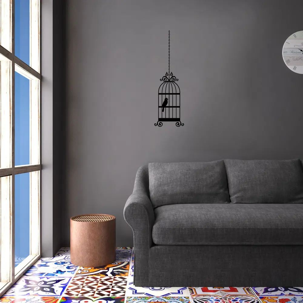 KUŞ KAFESİ FOLYO STİCKER
