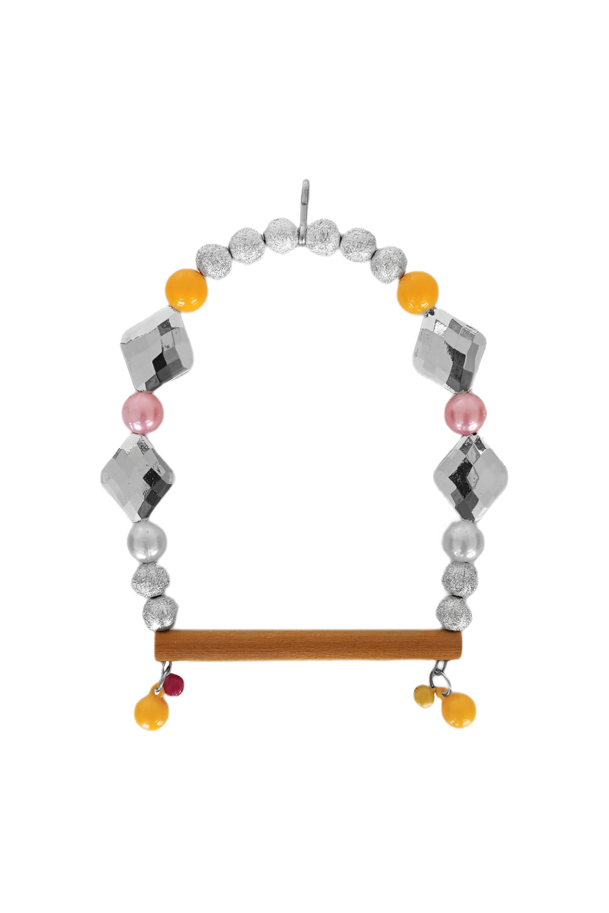 Şişlibutik Kuş Salıncağı Büyük Parlak Boncuklu 10-16 Cm