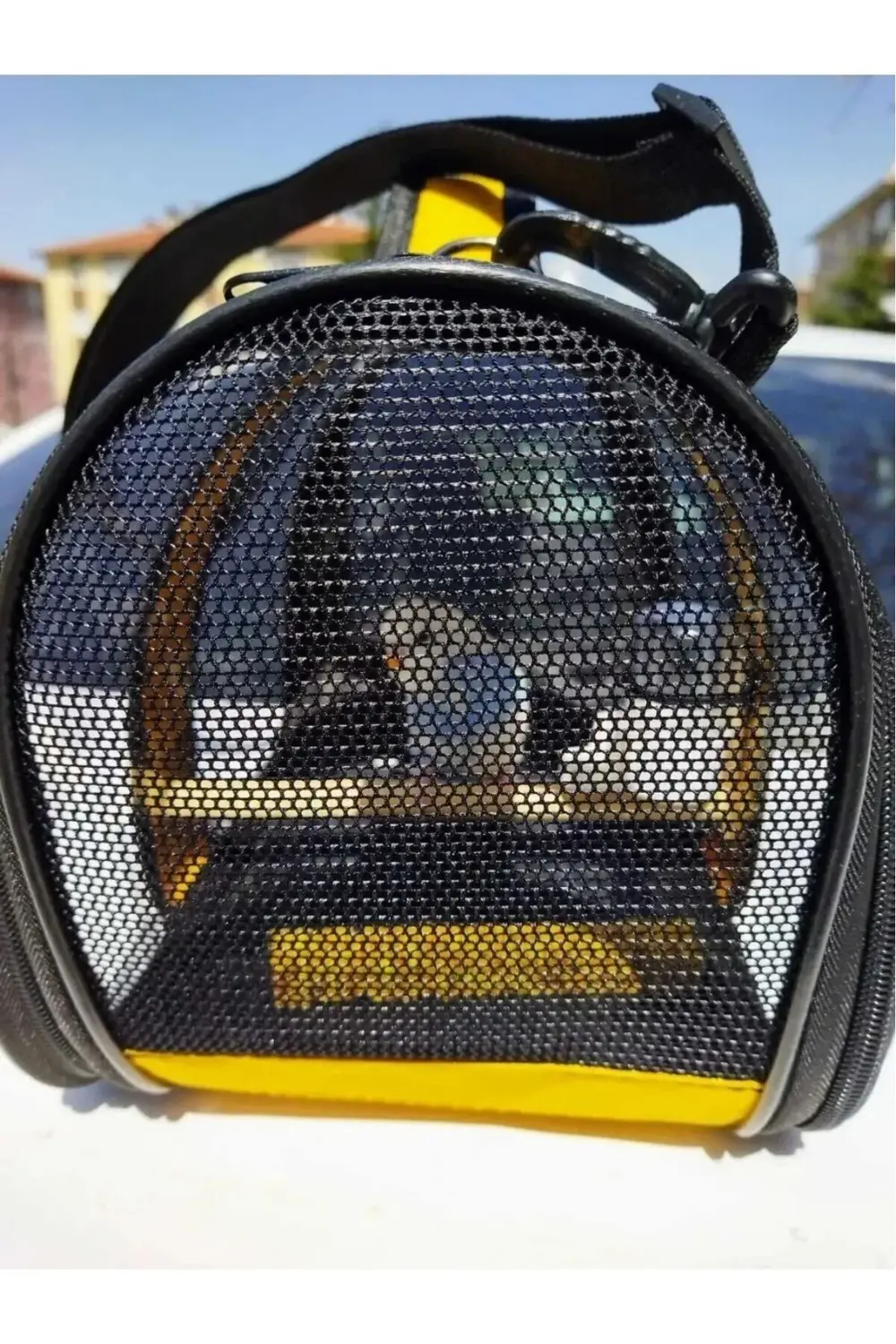 Kuş Taşıma Çantası Suluklu Tünekli 32x22x20 Büyük Boy 1. Kalite,