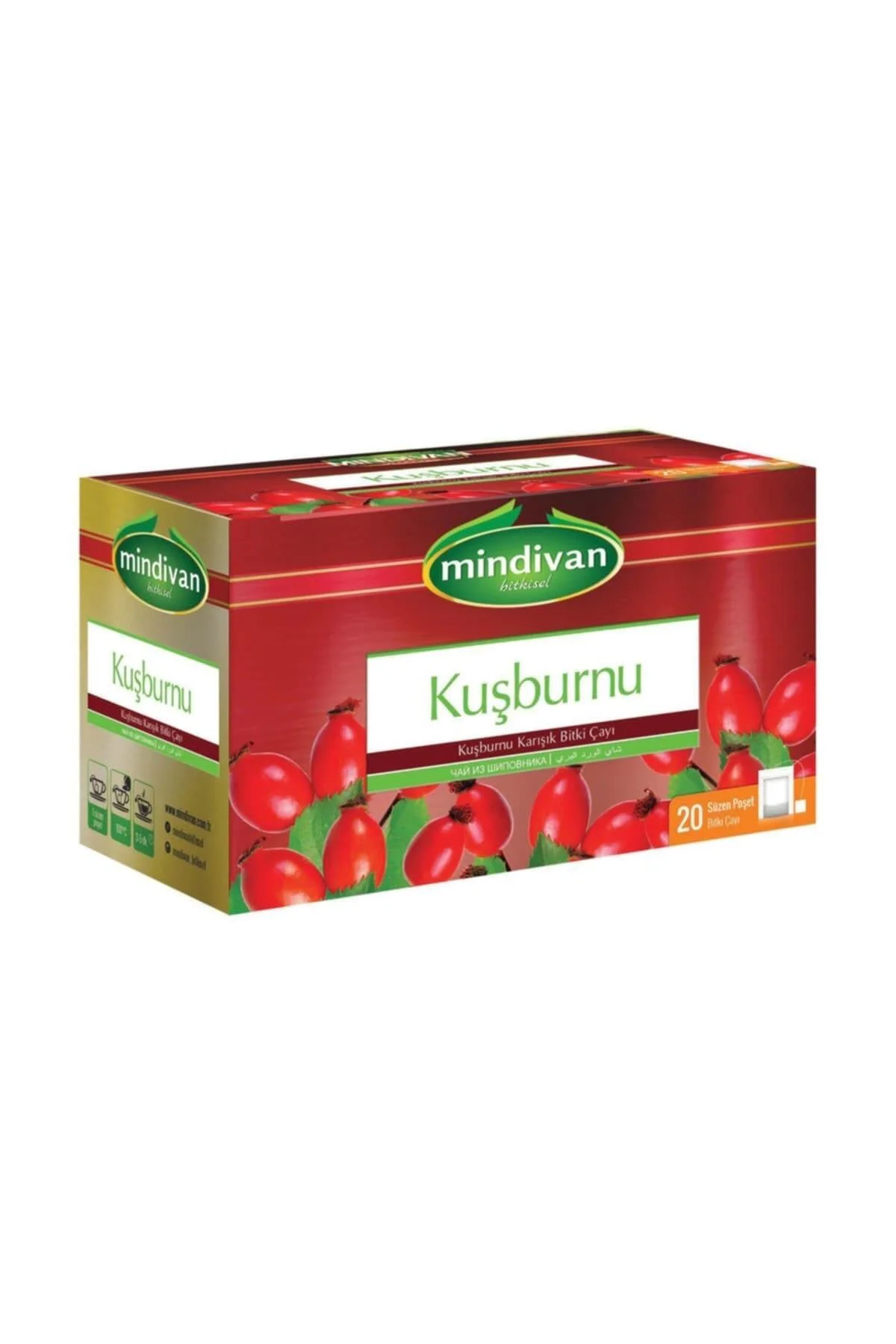 Kuşburnu Çayı 20'li Bitki Çayı