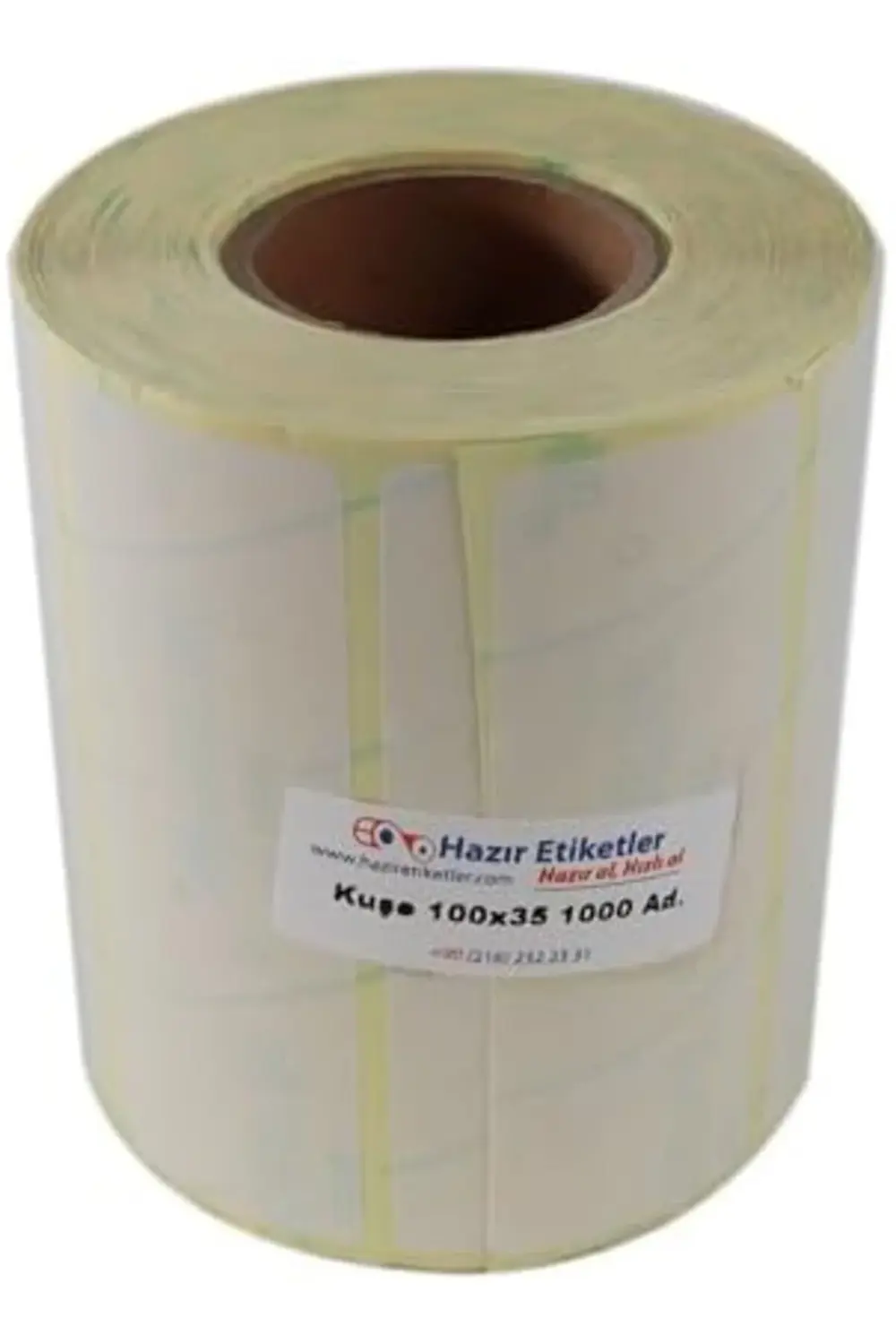 Kuşe Rulo Etiket 100mm x 35mm 1000 Adet 395519