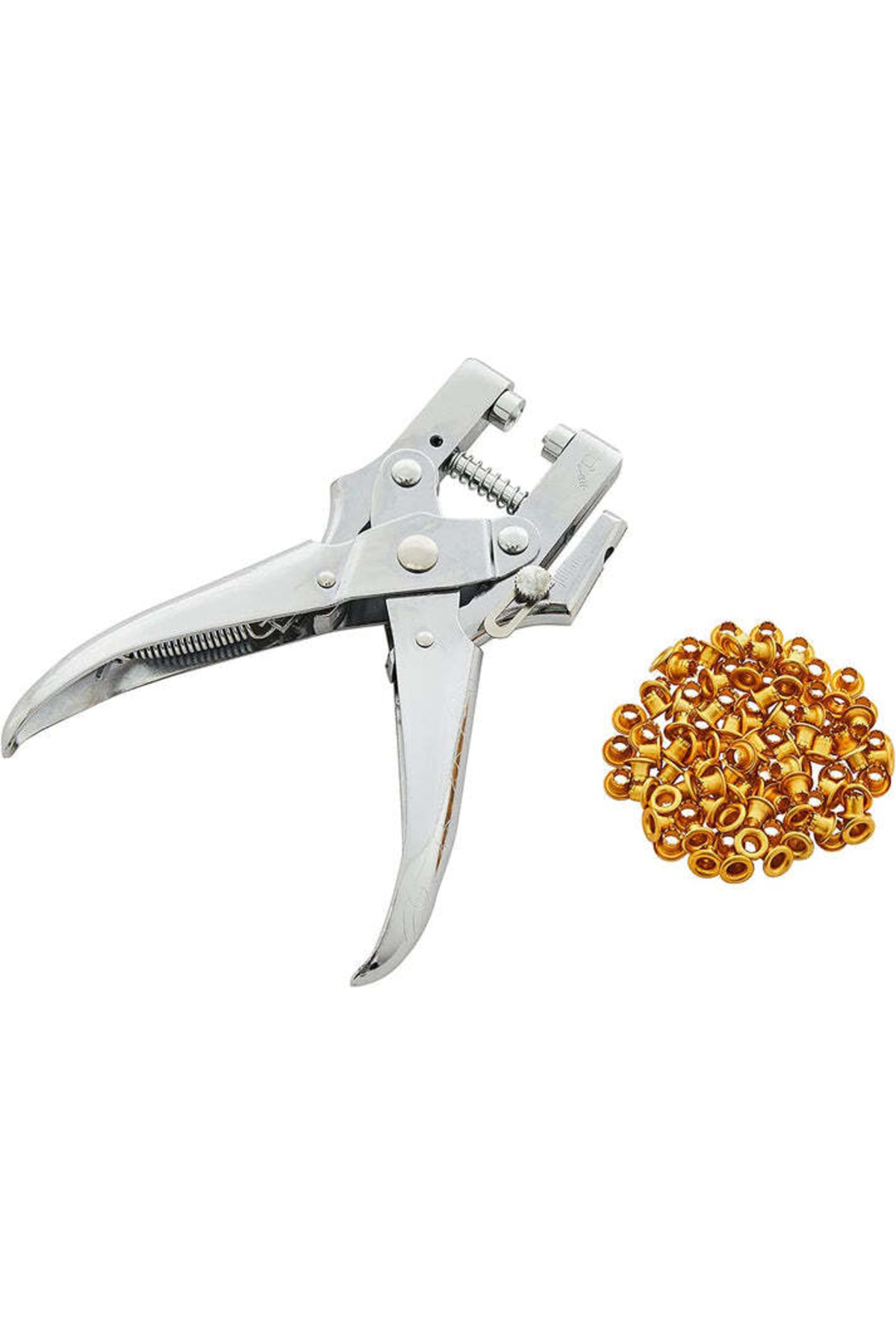 Tuhafiyecimiz Kuşgözü El Montaj Pensesi Ve Delici - Kopça Makinesi (100 Adet Ku