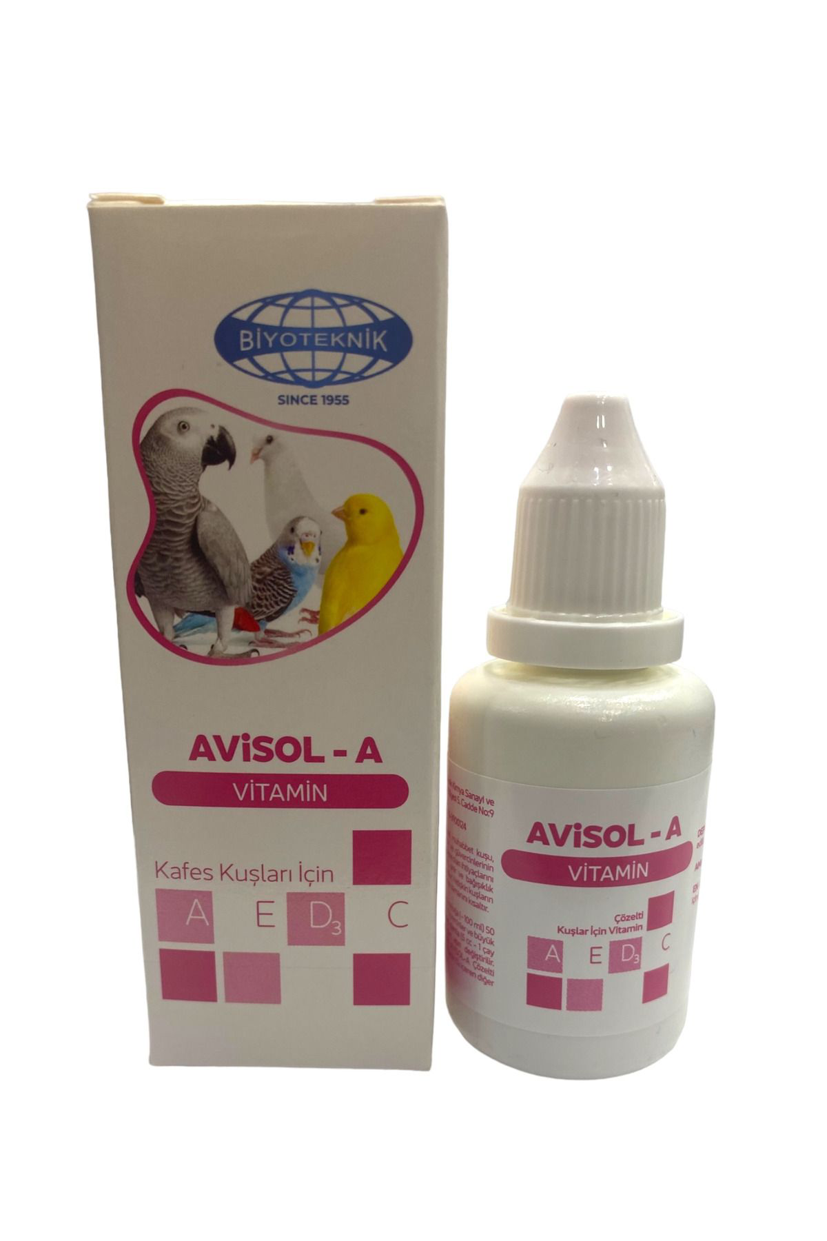 Biyoteknik Kuşlar İçin Vitamin Avit
