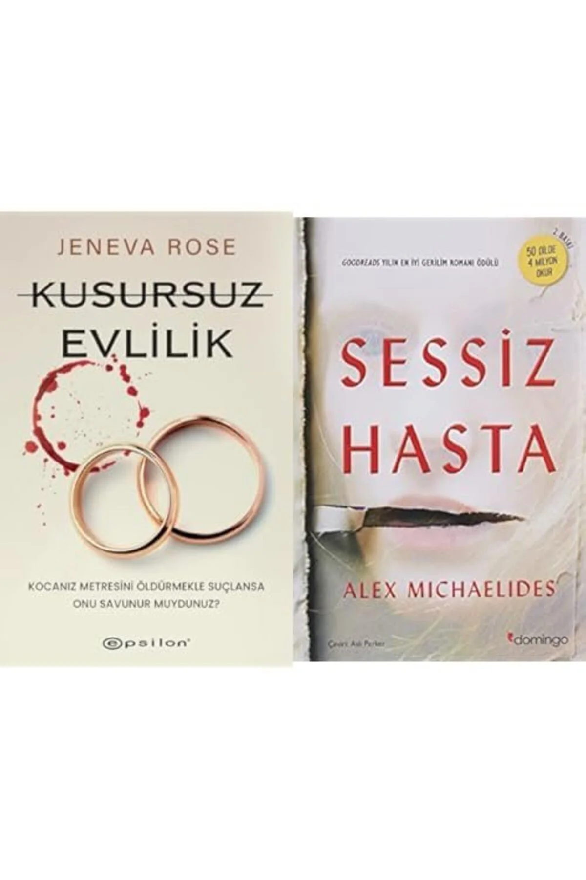 kusursuz evlilik + sessiz hasta=(2kitap)
