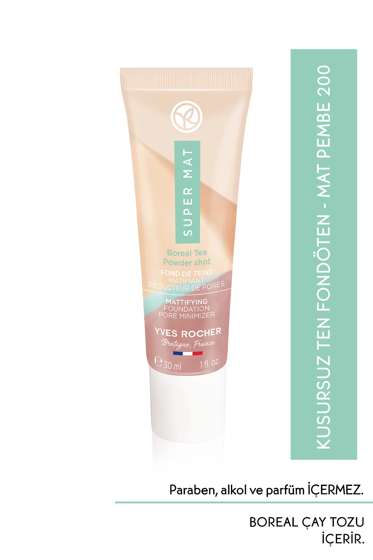 Kusursuz Ten Mat Fondöten-30 Ml-mat Pembe 200