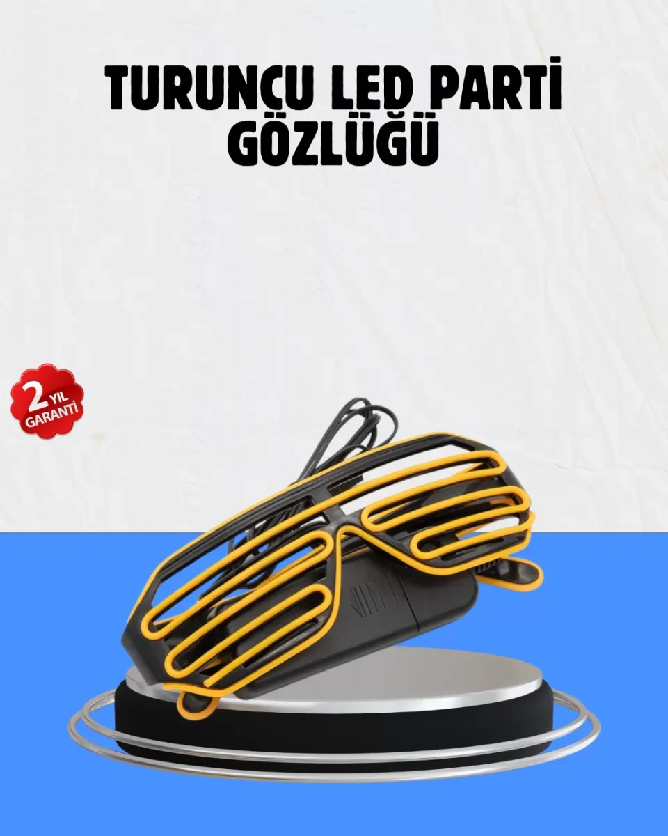 Kutlamalara Renk Katan LED Işıklı Parti Gözlüğü - Lisinya