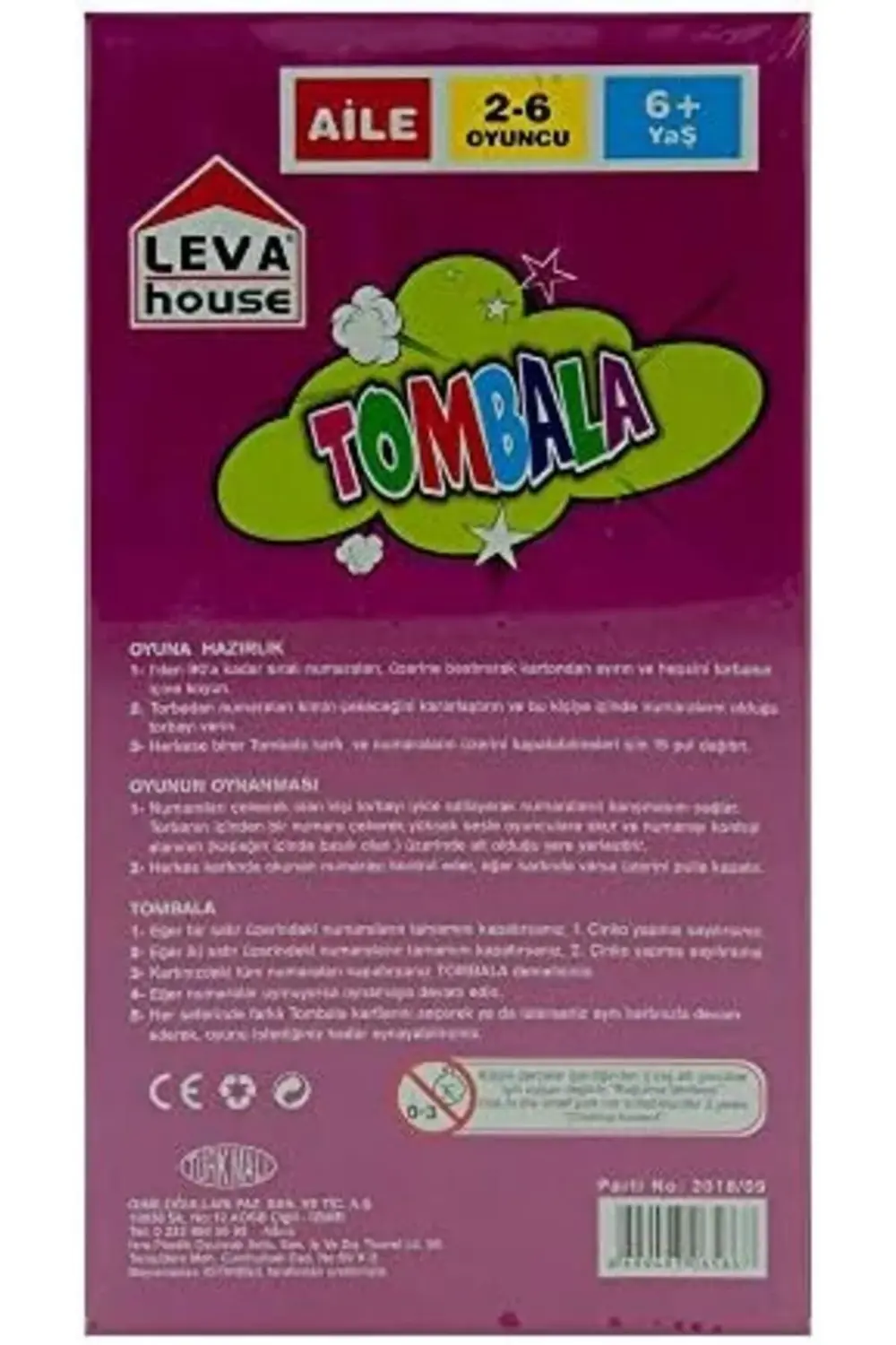 Kutu Oyunu Leva Süper Tombala 395519