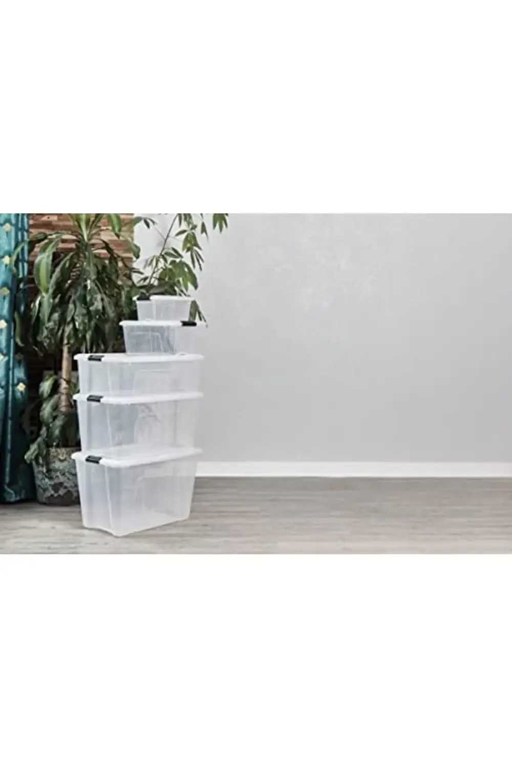 Kutu, Plastik Saklama Düzenleyici, 6'lı Paket, 6 X 15 L, Sabit, K