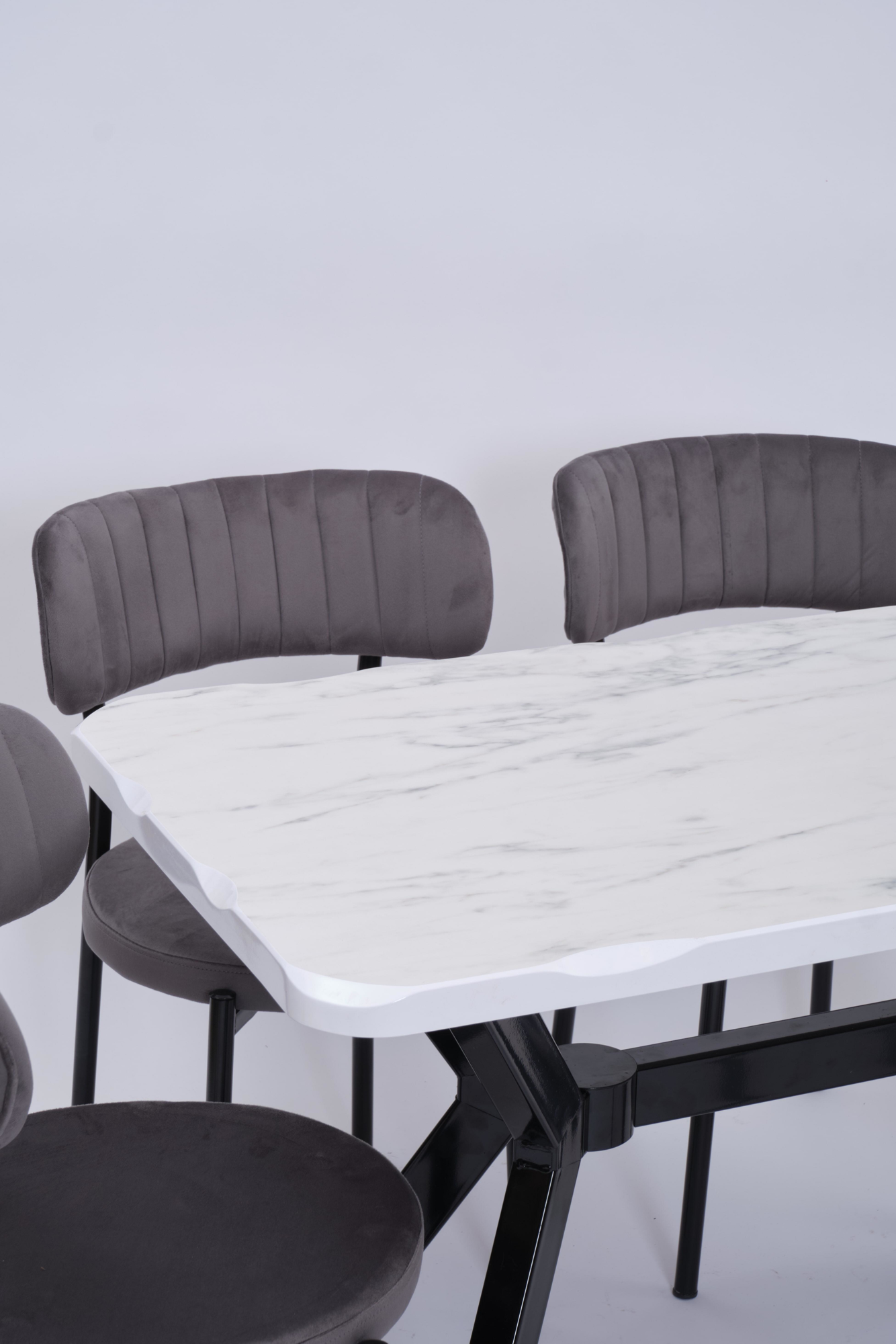 Erezogullari Mobilya Kütük Beta Mdf Lak Mutfak Masa Sandalye Takimi 70X120