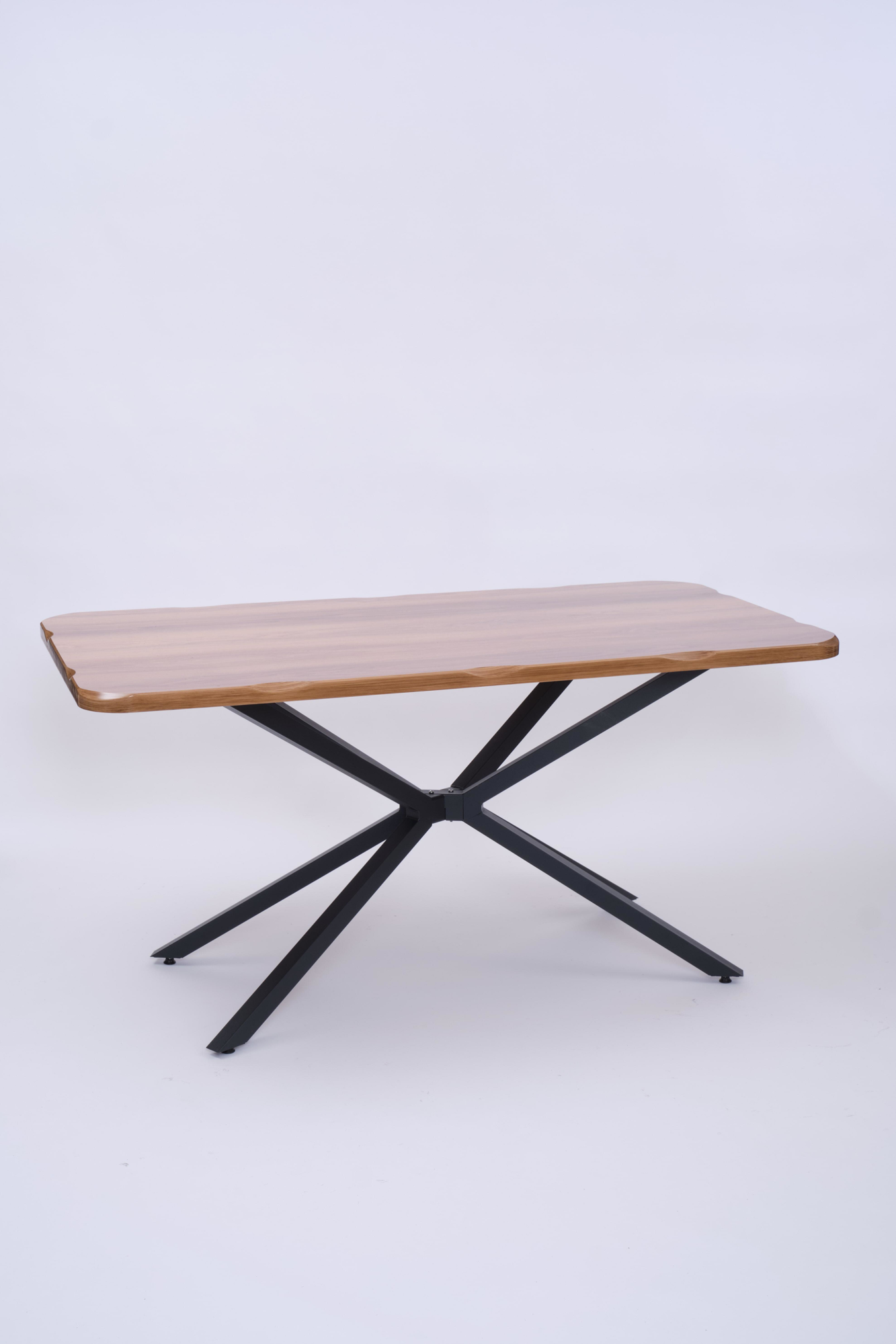 Kütük MDF Boyalı Lak Panel Mutfak Yemek Masası 90x160