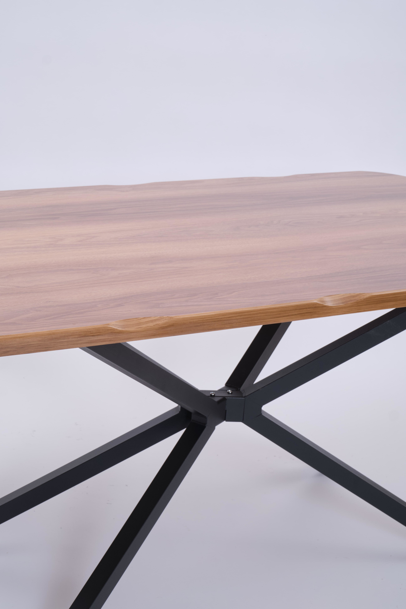 Kütük MDF Boyalı Lak Panel Mutfak Yemek Masası 90x160