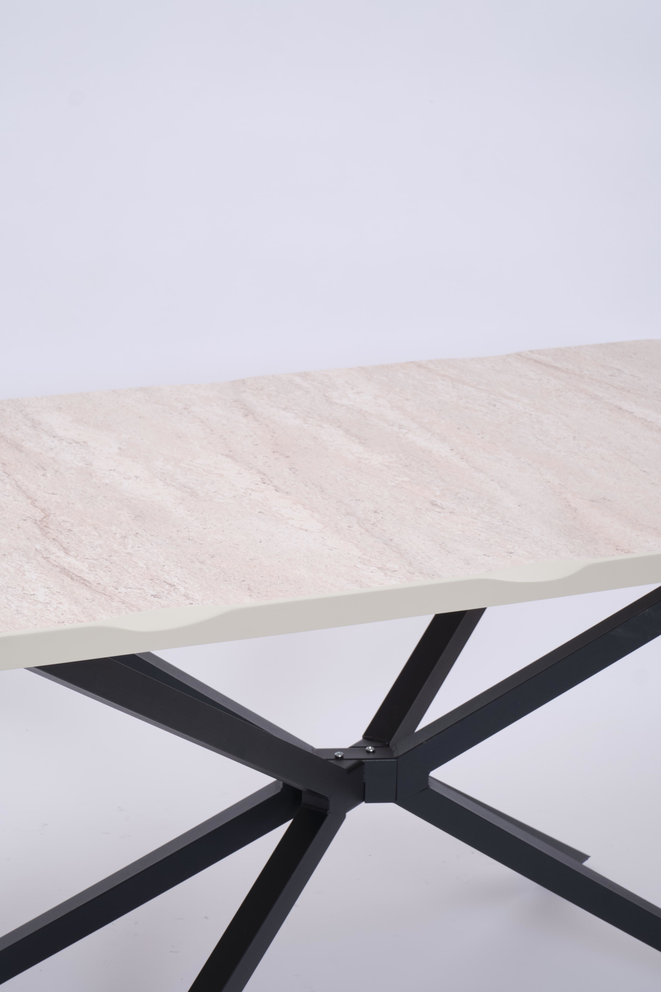 Kütük MDF Boyalı Lak Panel Mutfak Yemek Masası 90x160