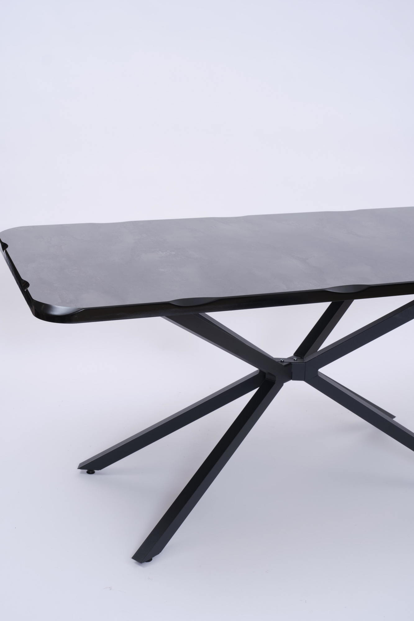 Kütük MDF Boyalı Lak Panel Mutfak Yemek Masası 90x160