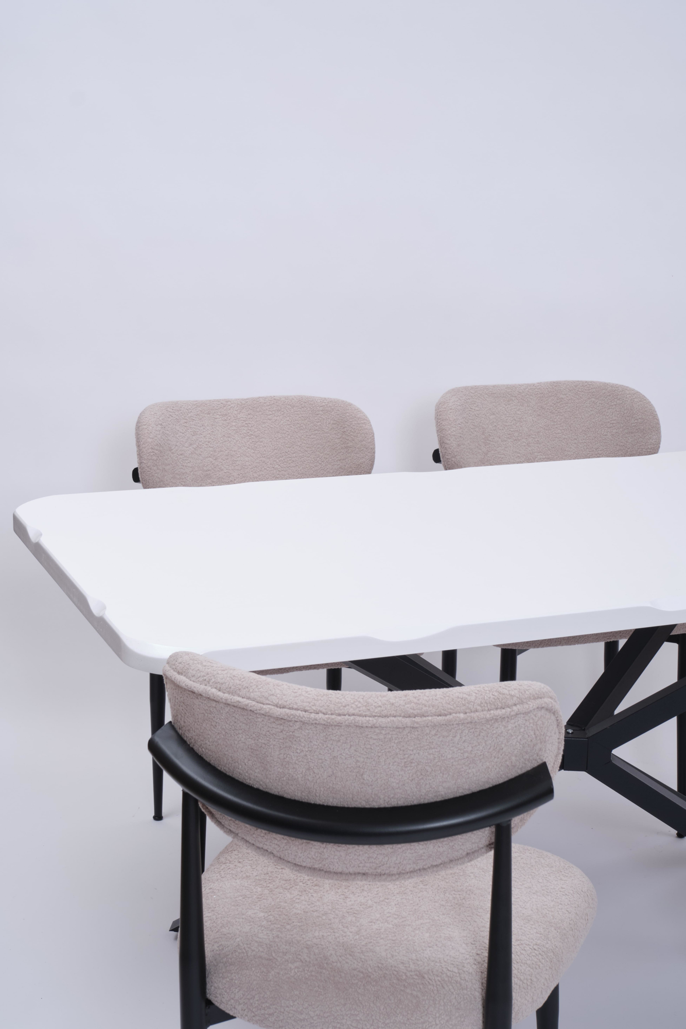 Erezogullari Mobilya Kütük Polo Mdf Mutfak Masa Sandalye Takimi 90X160
