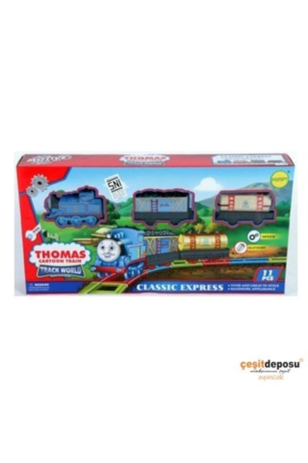 Asya Oyuncak Kutulu 266B-3 Karater Baskili Tren 11Pcs