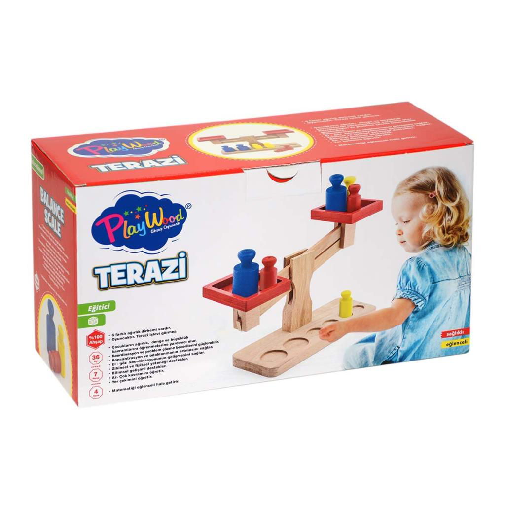Kutulu Ahşap Terazi Kutulu Ahşap Terazi