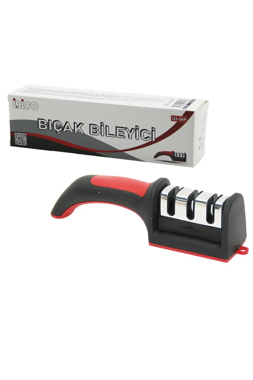 KUTULU BIÇAK BİLEME 3 BOĞUMLU RENKLİ PLASTİK SAPLI (5060)