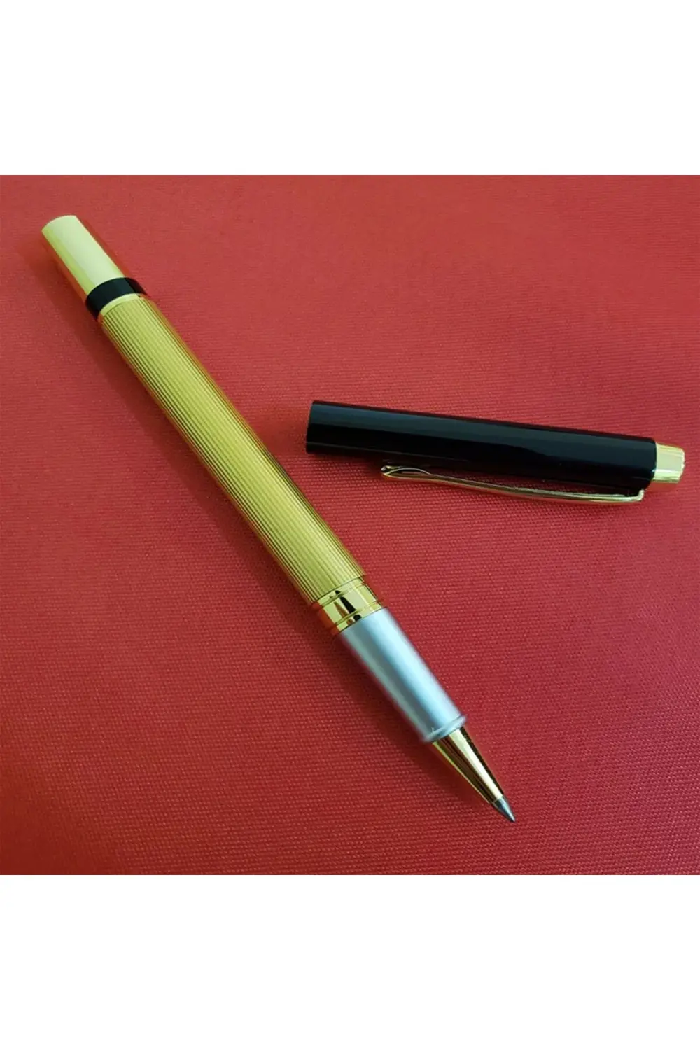 Kutulu Metal Roller Gold Siyah Kalem