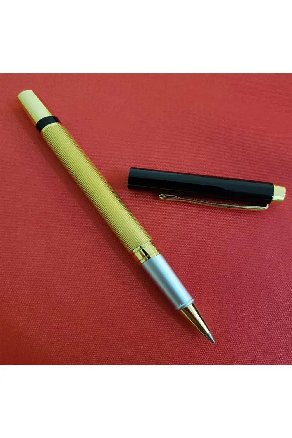 Kutulu Metal Roller Gold Siyah Kalem