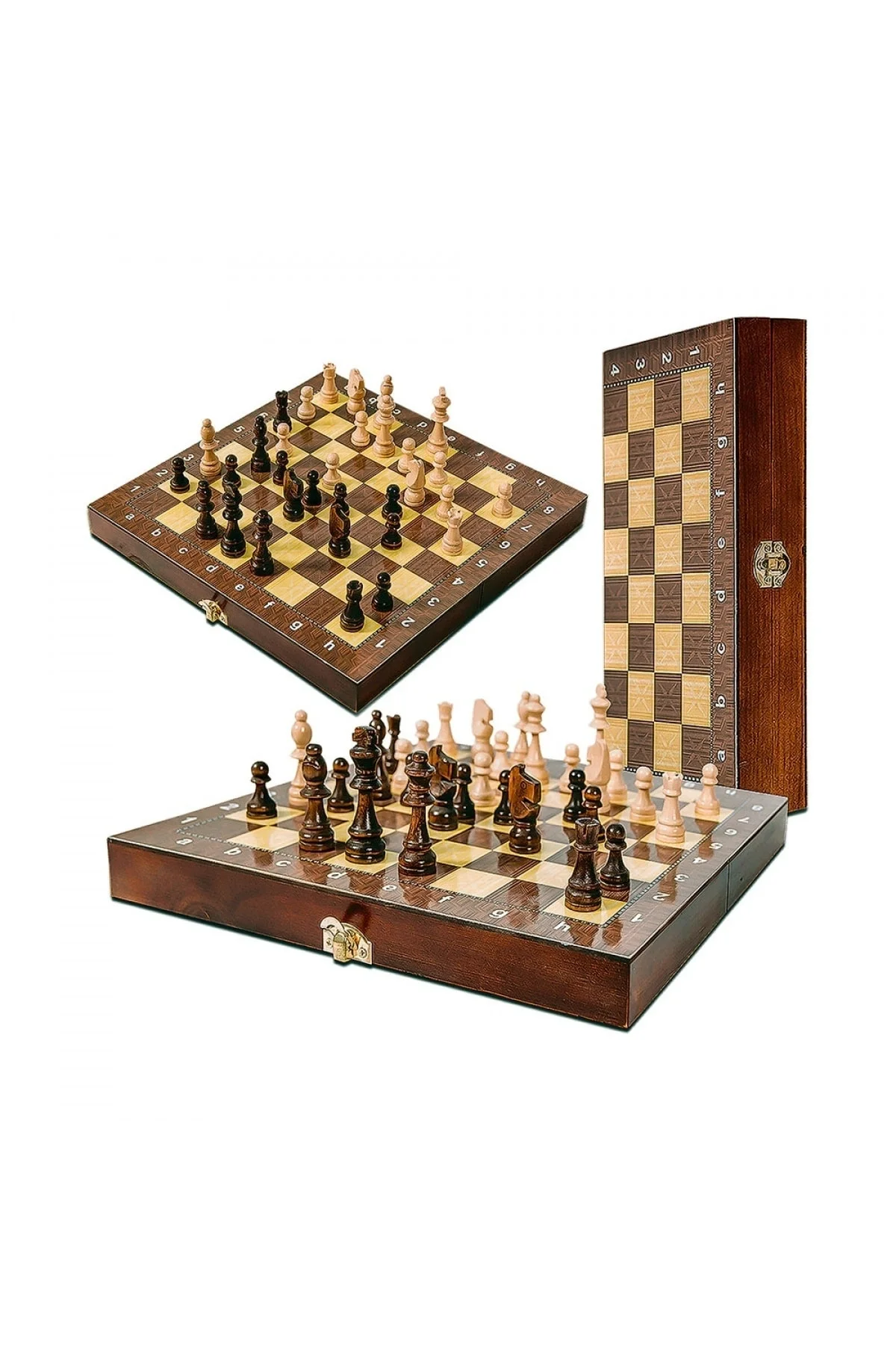 Kutulu satranç takımı 29x29 cm boyutunda, masaüstü oyun seti - Hobi &amp; Eğlence Kategorisi