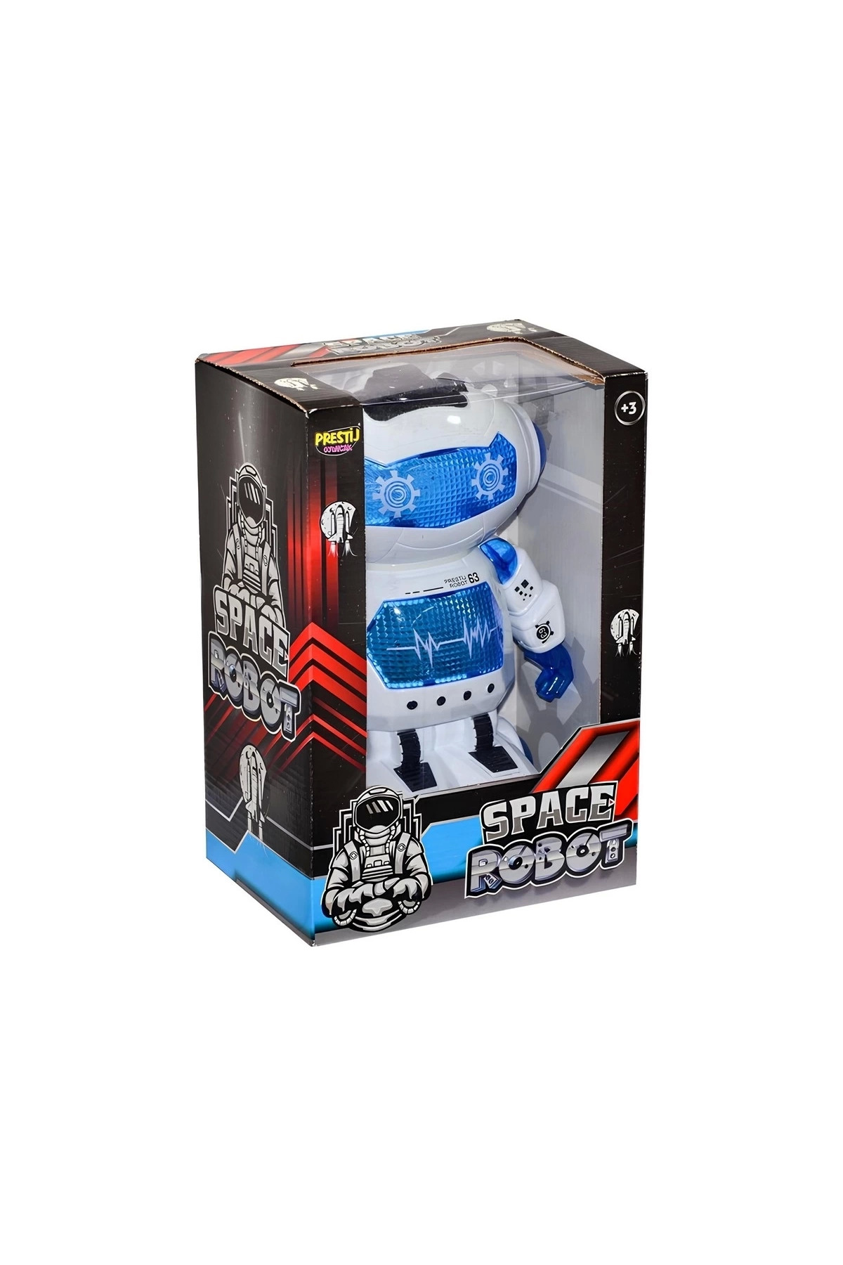 Frereconception Kutulu Yürüyen Sesli İşikli Robot