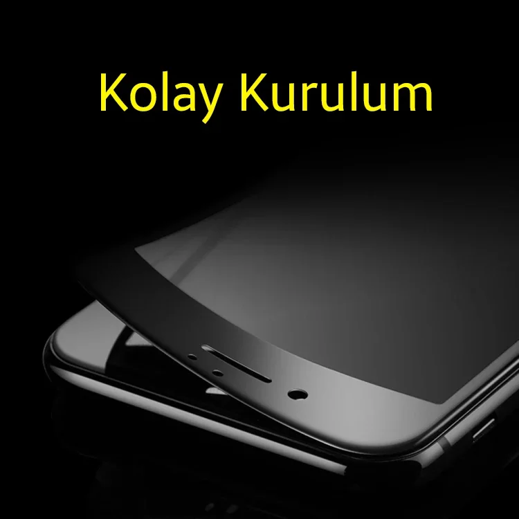 KUULAA İPhone 6S-6 Plus 3d Full Privacy Gizlilik Kırılmaz Cam Ekran Koruyucu-1852