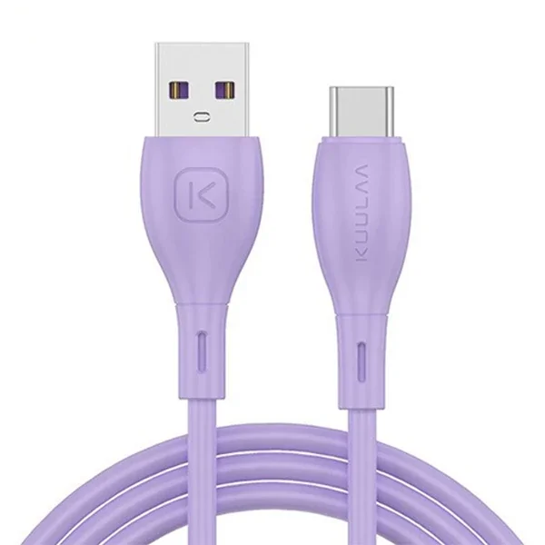 KUULAA Liquid Silicone USB Type C QC3.0 Hızlı Şarj Kablosu 1metre-1852 KUULAA Liquid Silicone USB Type C QC3.0 Hızlı Şarj Kablosu 1metre-1852