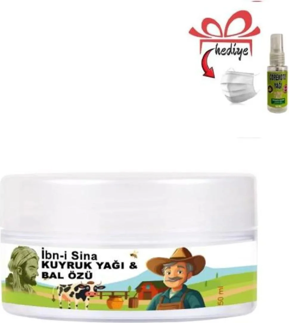 Kuyruk Yağı & Bal Özlü Masaj Kremi 50ml + Çörek Otu Yağı - Doğal Eklem ve Kas Bakımı Fiyatı, Yorumları ve Özellikleri