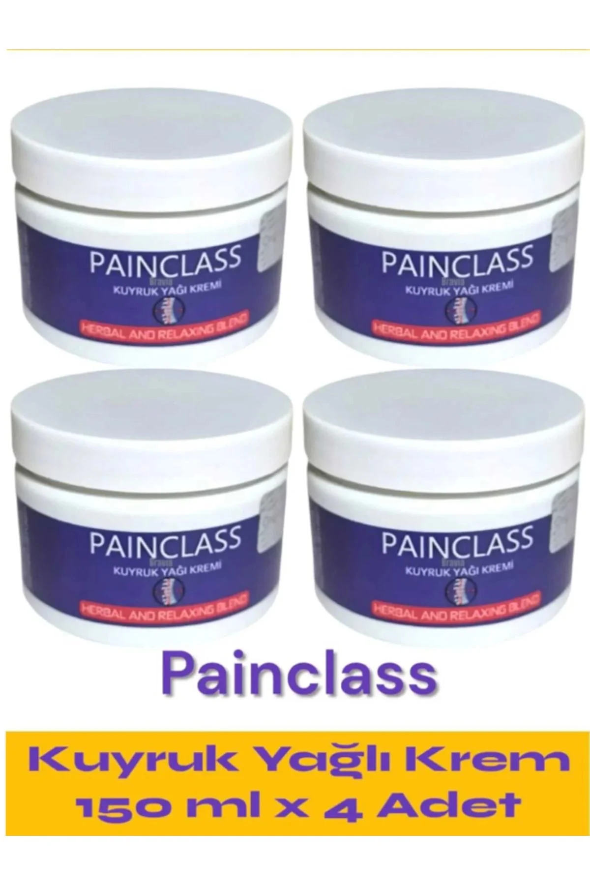 Kuyruk Yağı Kremi - Rahatlatıcı Etki 150 ml 4'lü Paket
